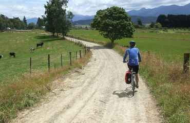 Cycling a rural track