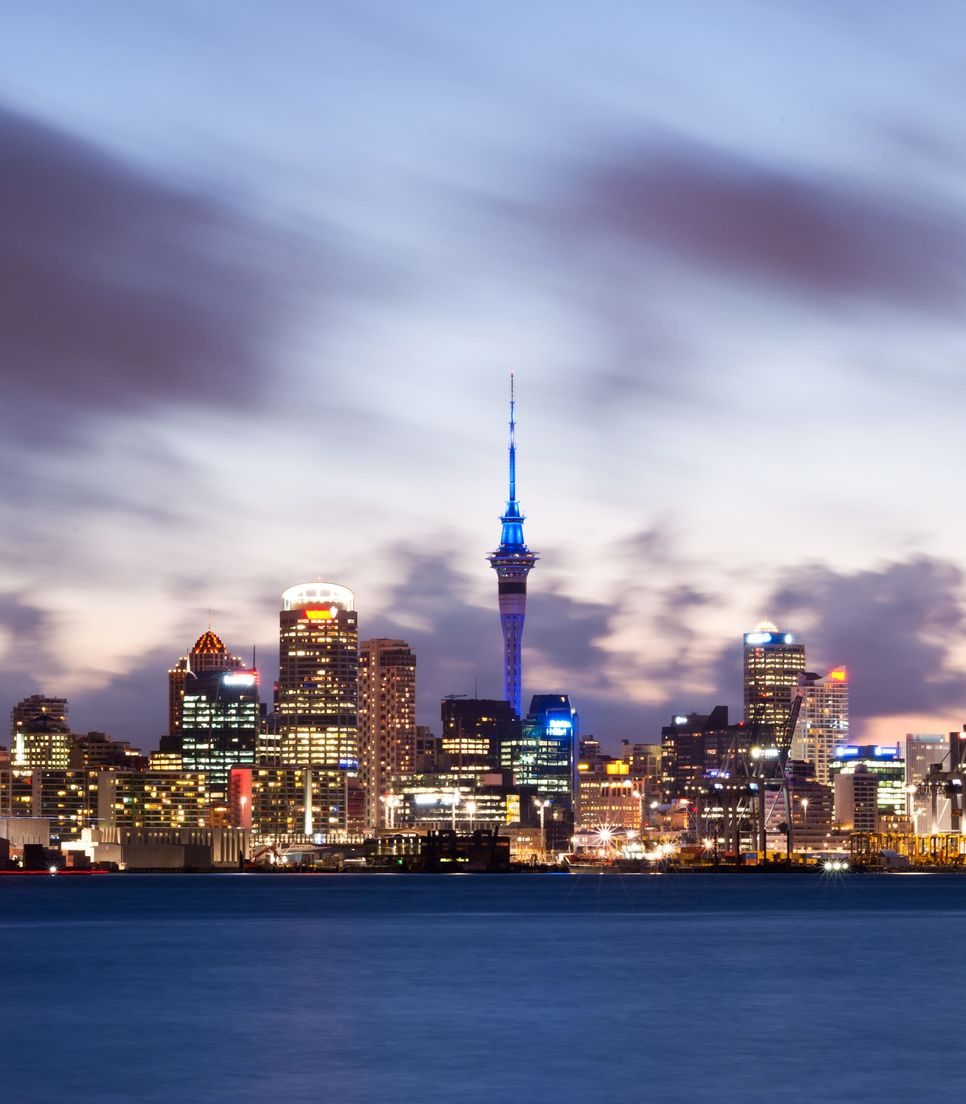 Finish the tour in the buzzing city of Auckland