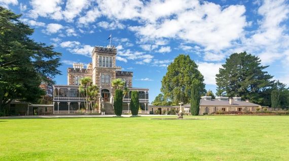 Built within the grounds of Larnach Castle. Fantastic views over the harbor and Otago Peninsula