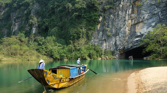 This natural wonder bears witness to a dark past - the Vietnam war. Despite of that grim era the cave will surely take your breath away with its majestic beauty