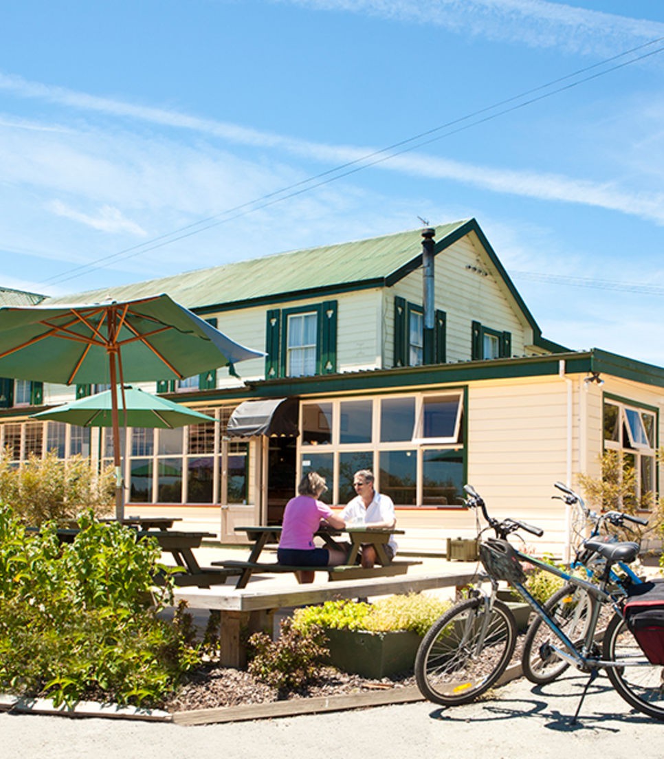 Take a quick break at the historic Moutere Inn