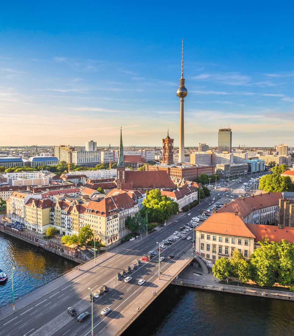 Start the tour in historic, arty and vibrant Berlin