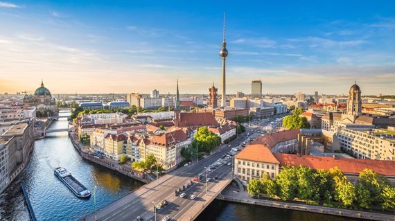Start the tour in historic, arty and vibrant Berlin