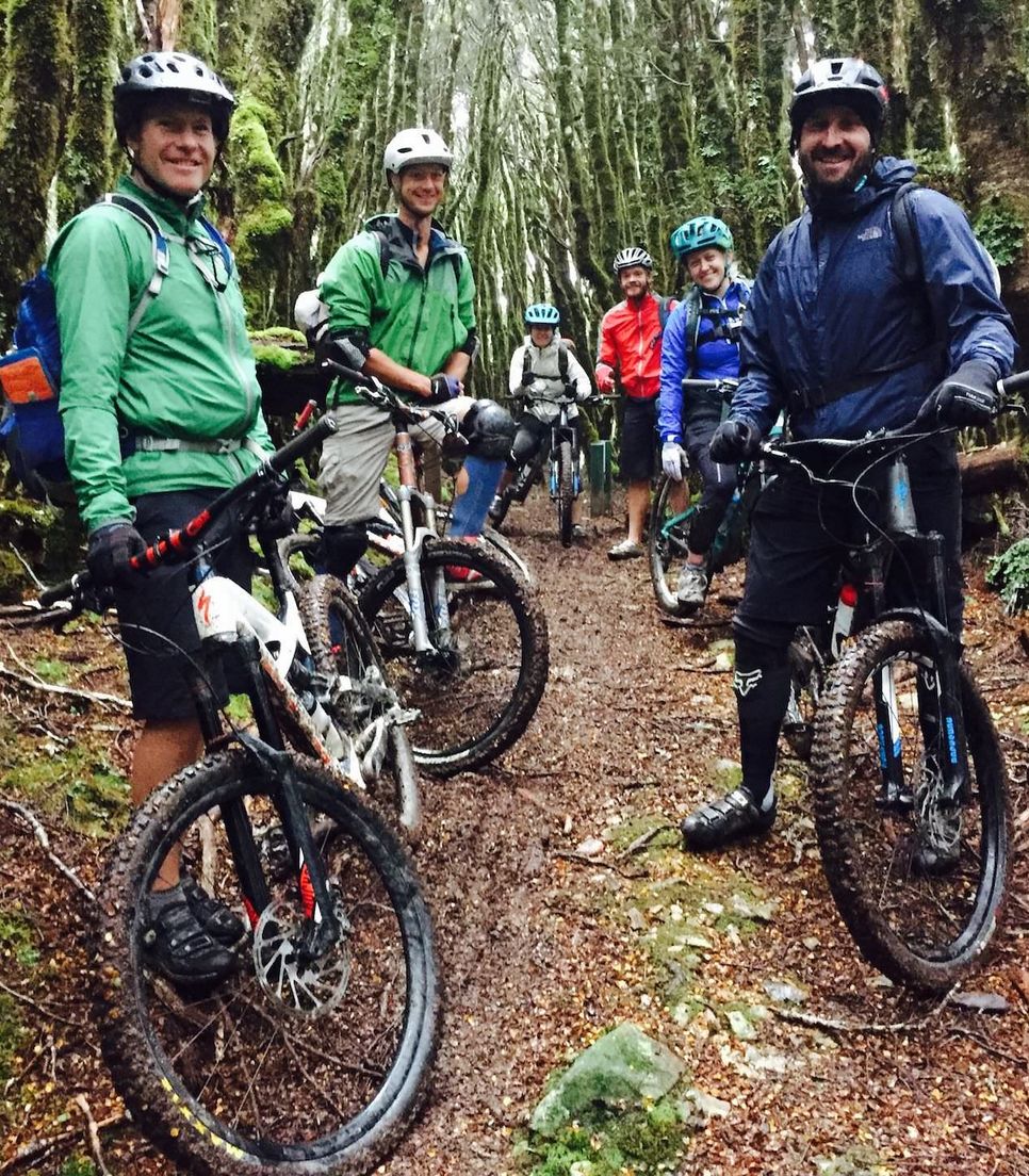 Ride a diverse range of terrain during the tour with good mates to back you up