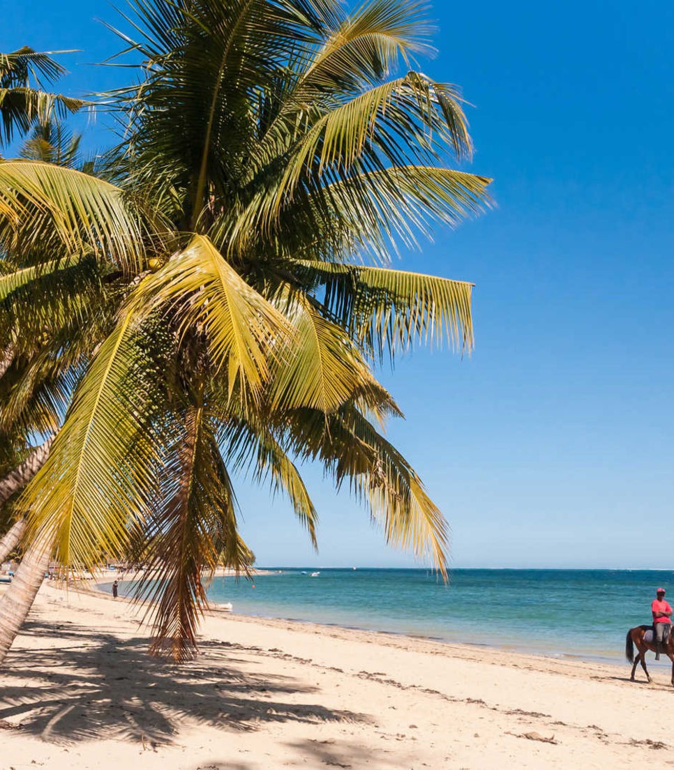 Spend two days by the beach where you can relax on the white sand or snorkel in the offshore coral reef.