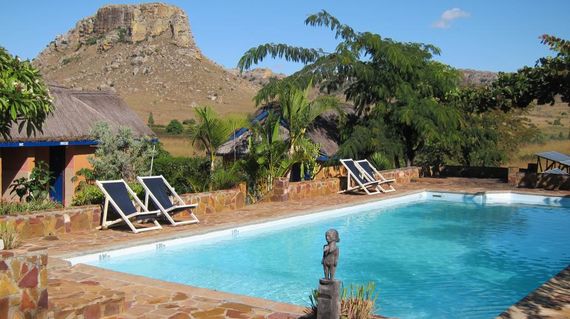 A relaxing haven that's located at the foot of the Isalo National Park