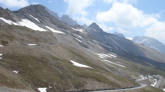 Galibier pass is one of the highlights on this cycling tour