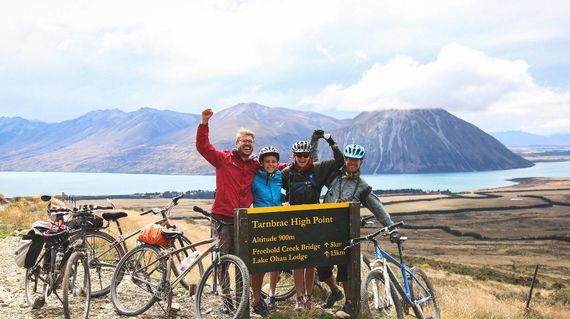 On day 3 you can choose to bike up to the high point of the trail and find some spectacular views