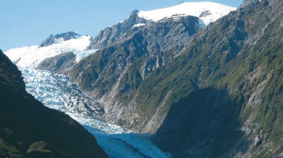 Spend some time with the glaciers at Fox and Franz Josef