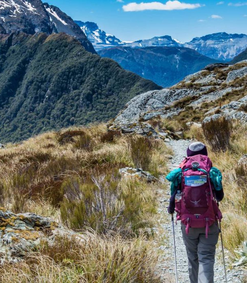 One of the last walks on tour will be the famed Routeburn Track