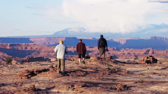 Experience the Canyonlands by biking and by hiking