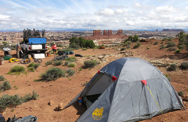 Campsite in Canyonlands