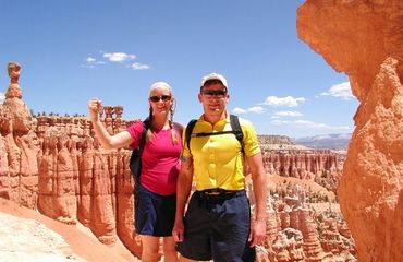 Walkers in Bryce Canyon National Park