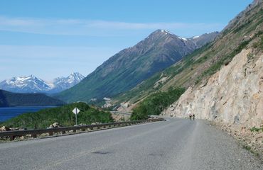 Road cycling in Alaska