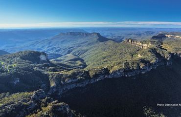 Aerial view of Blue Mountains