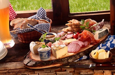 Meat and cheese platter