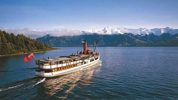 At the end of the trip take a memorable boat trip to the final destination of Queenstown