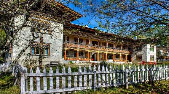 A comfortable accommodation with hints of Swiss and Bhutanese culture