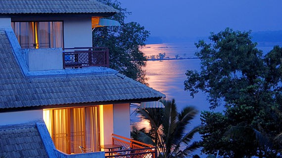 A tranquil resort on the banks of the Mekong River