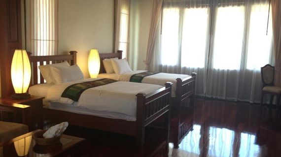 Spend your last day on tour in comfortable rooms at a hotel in the heart of Pakse.
