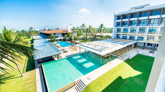 Brush off any jet lag or stress from transit in the gorgeous accommodations of your first night in Sri Lanka