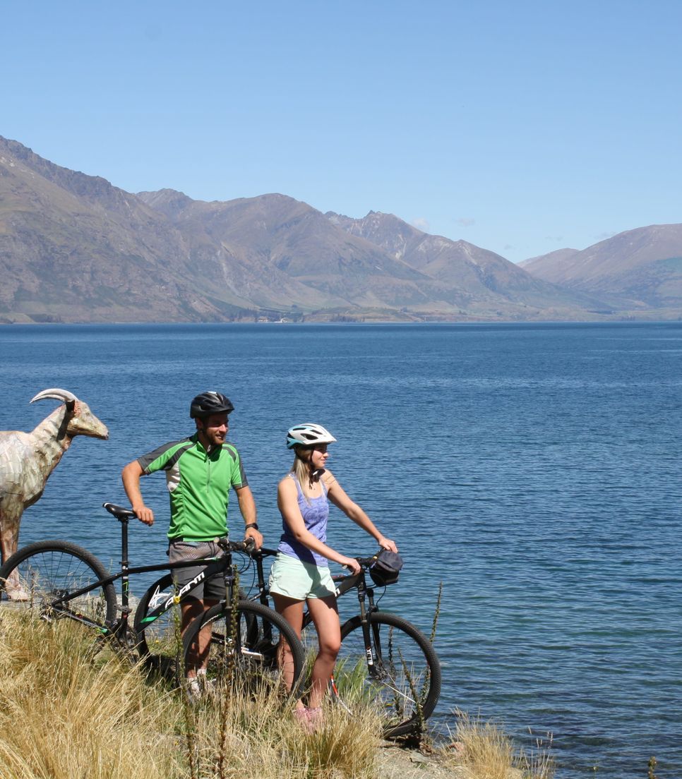Head to the vibrant adventure capital and explore by bike